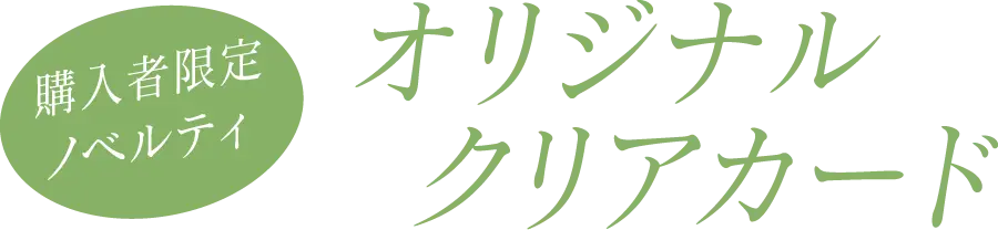 オリジナルクリアファイル